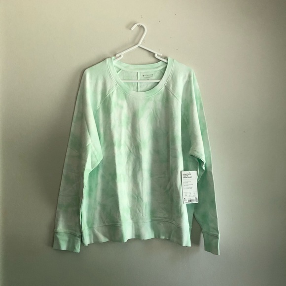 HP π€ NWT Athleta Sundown Tie Dye Sweatshirt - Picture 5 of 12